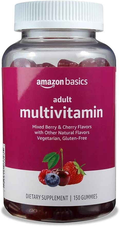 Amazon Basics Adult Multivitamin, 150 Gummies,
